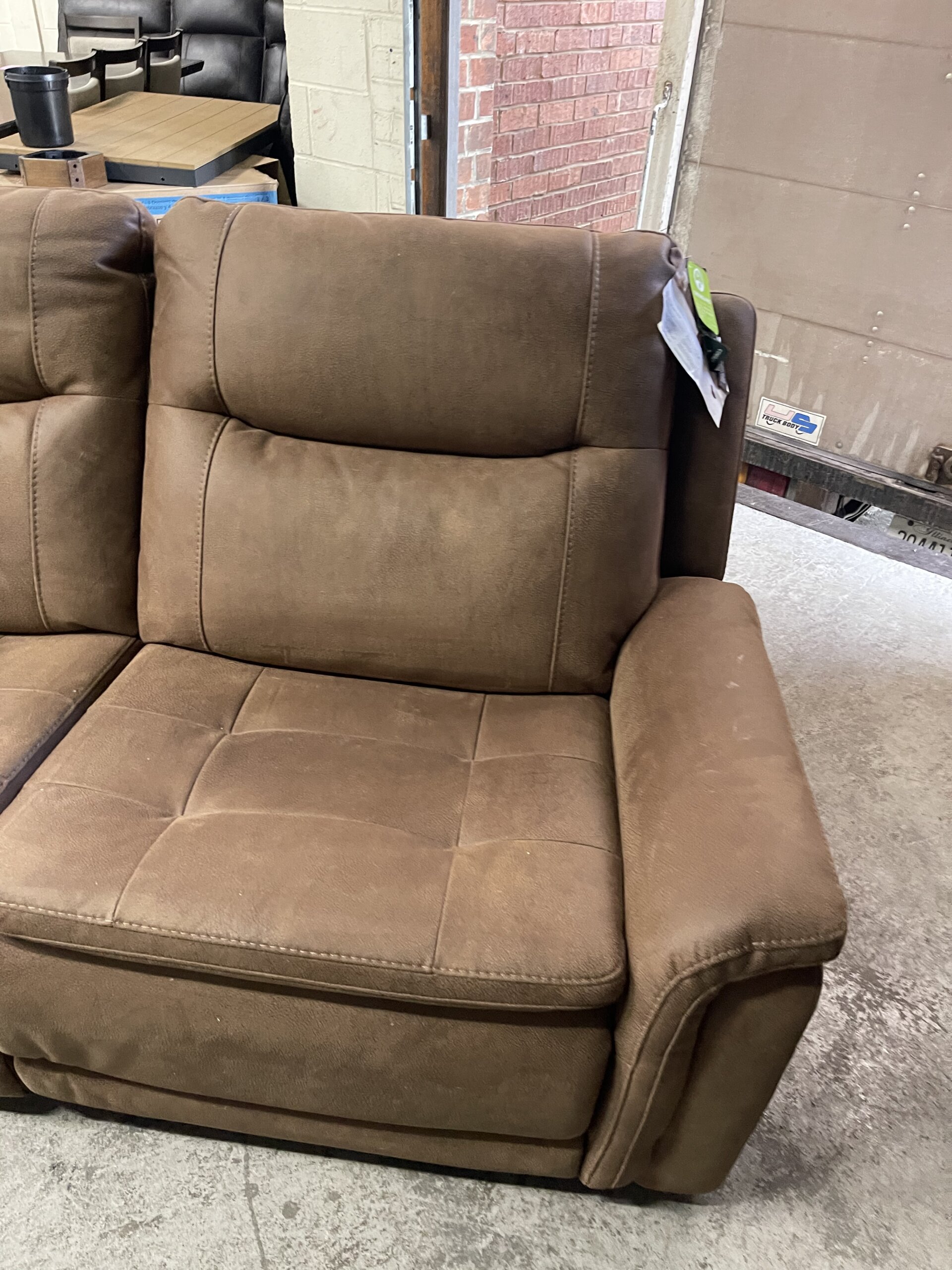 Simms Fabric Power Reclining Sectional with Power Headrests - Photo 6