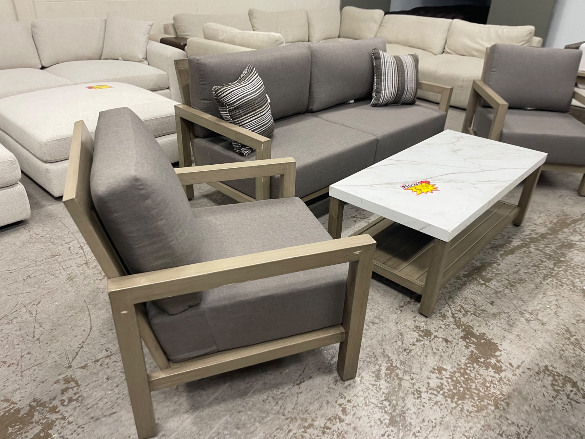Agio Hollin 4-piece Outdoor Patio Deep Seating Set - Photo 2