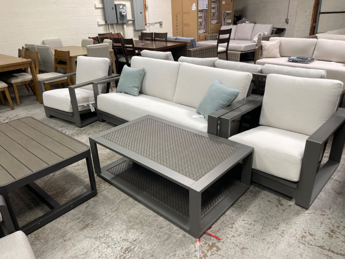 Veranda Classics Milan 4-piece Deep Outdoor Patio Seating Set - Photo 2