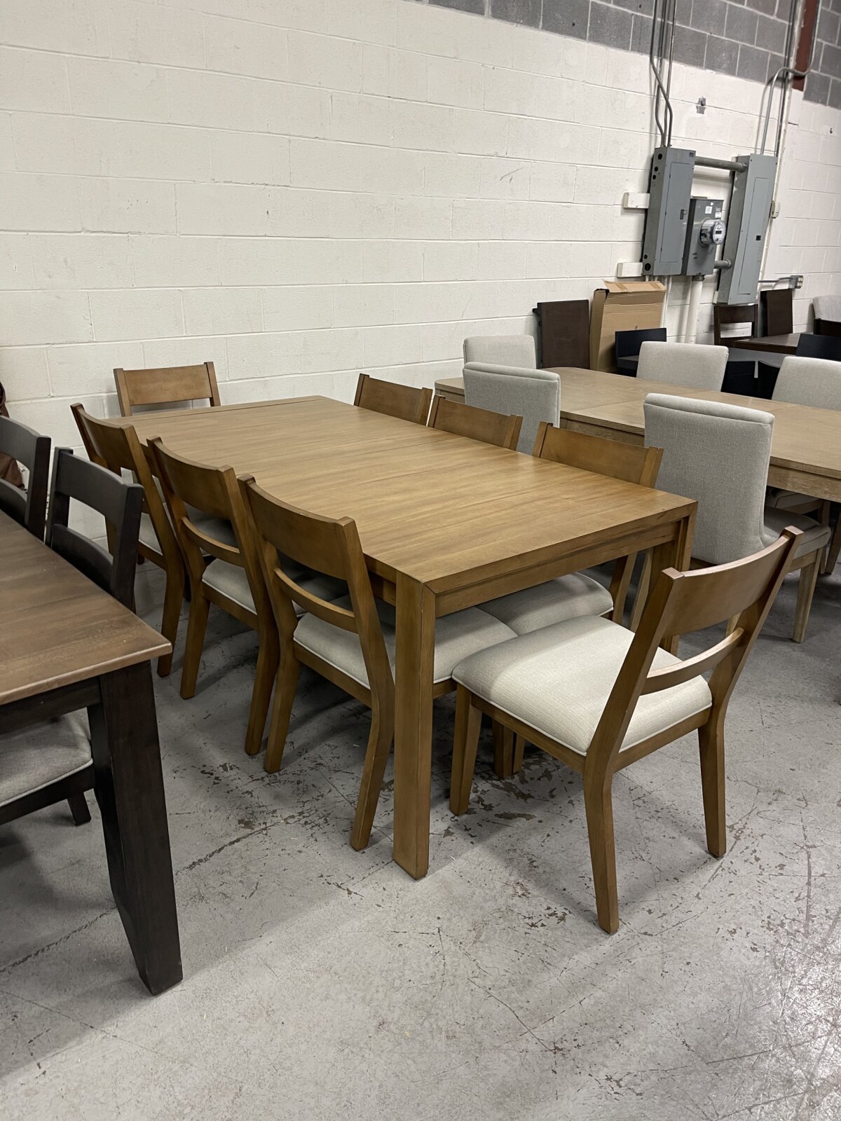Clayton Dining Table and 8 Chairs - Photo 2