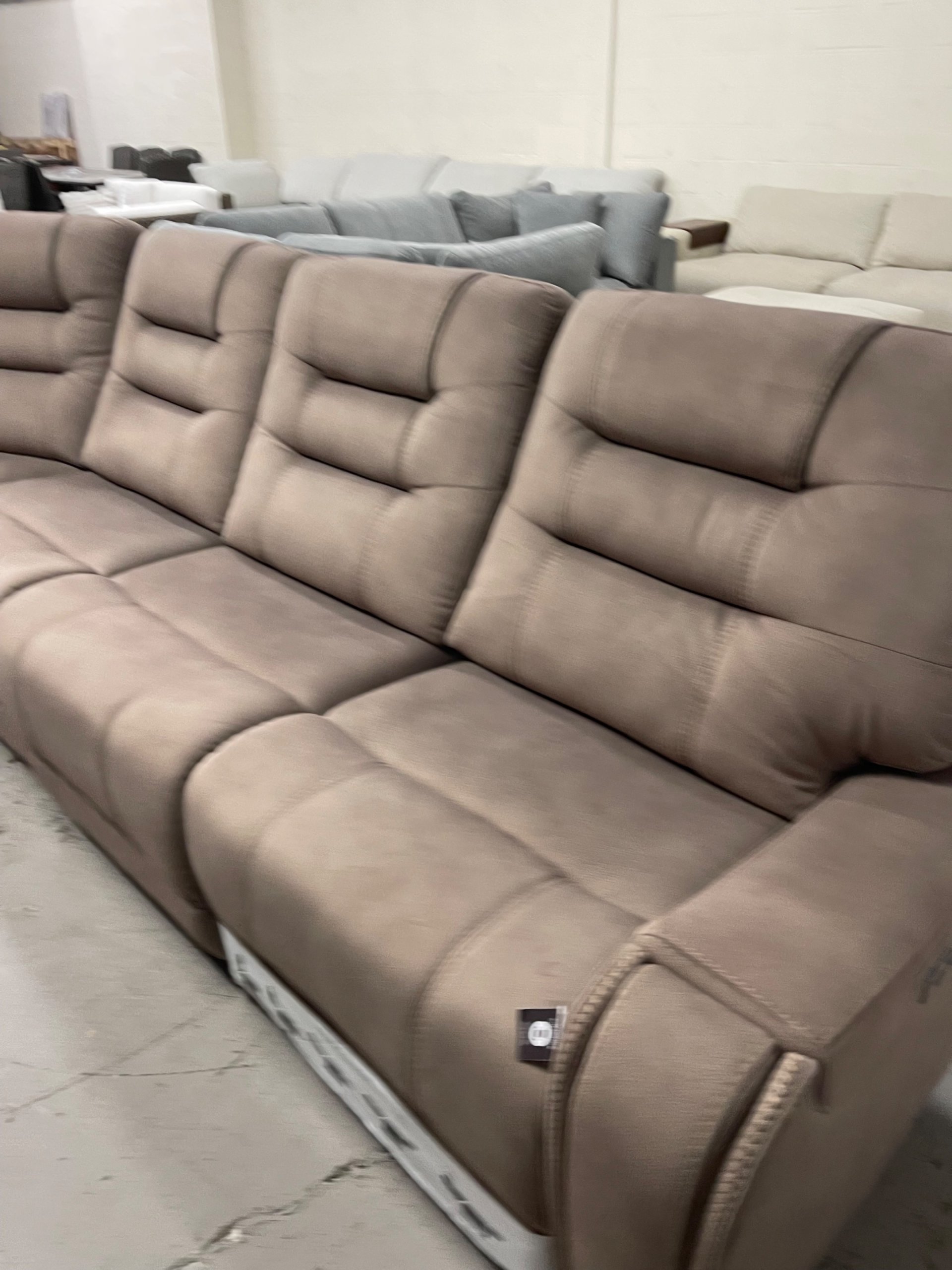 Barcalounger Carmelo Fabric Power Reclining Sectional with Power Headrests - Photo 5
