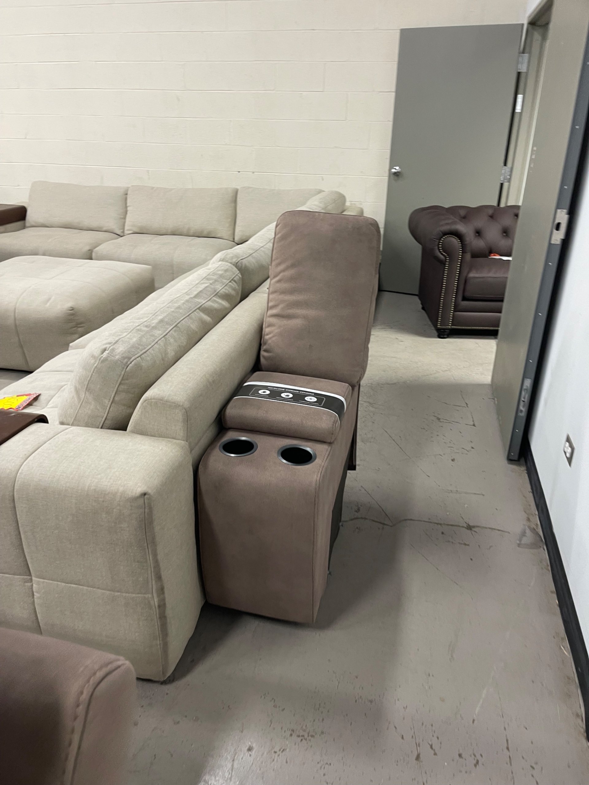 Barcalounger Carmelo Fabric Power Reclining Sectional with Power Headrests - Photo 6