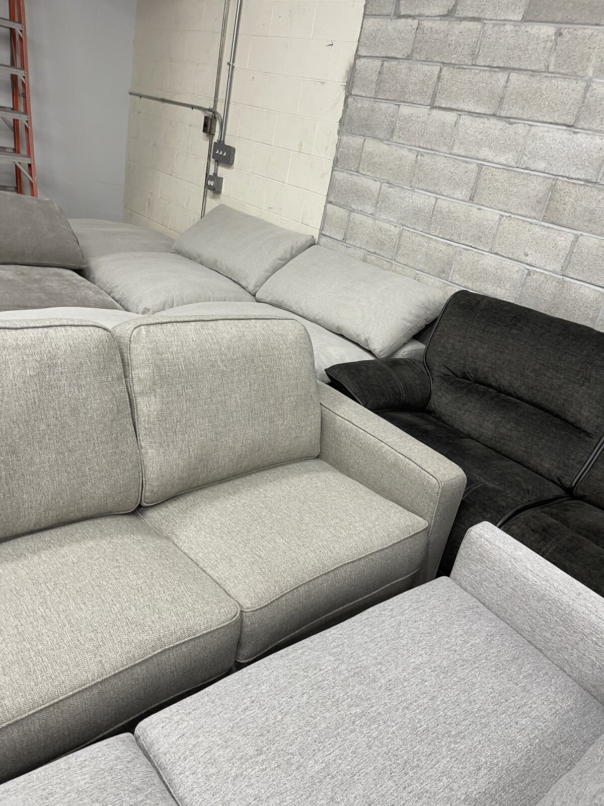 Rosie Fabric Sleeper Sofa With Memory Foam Mattress - Image 3