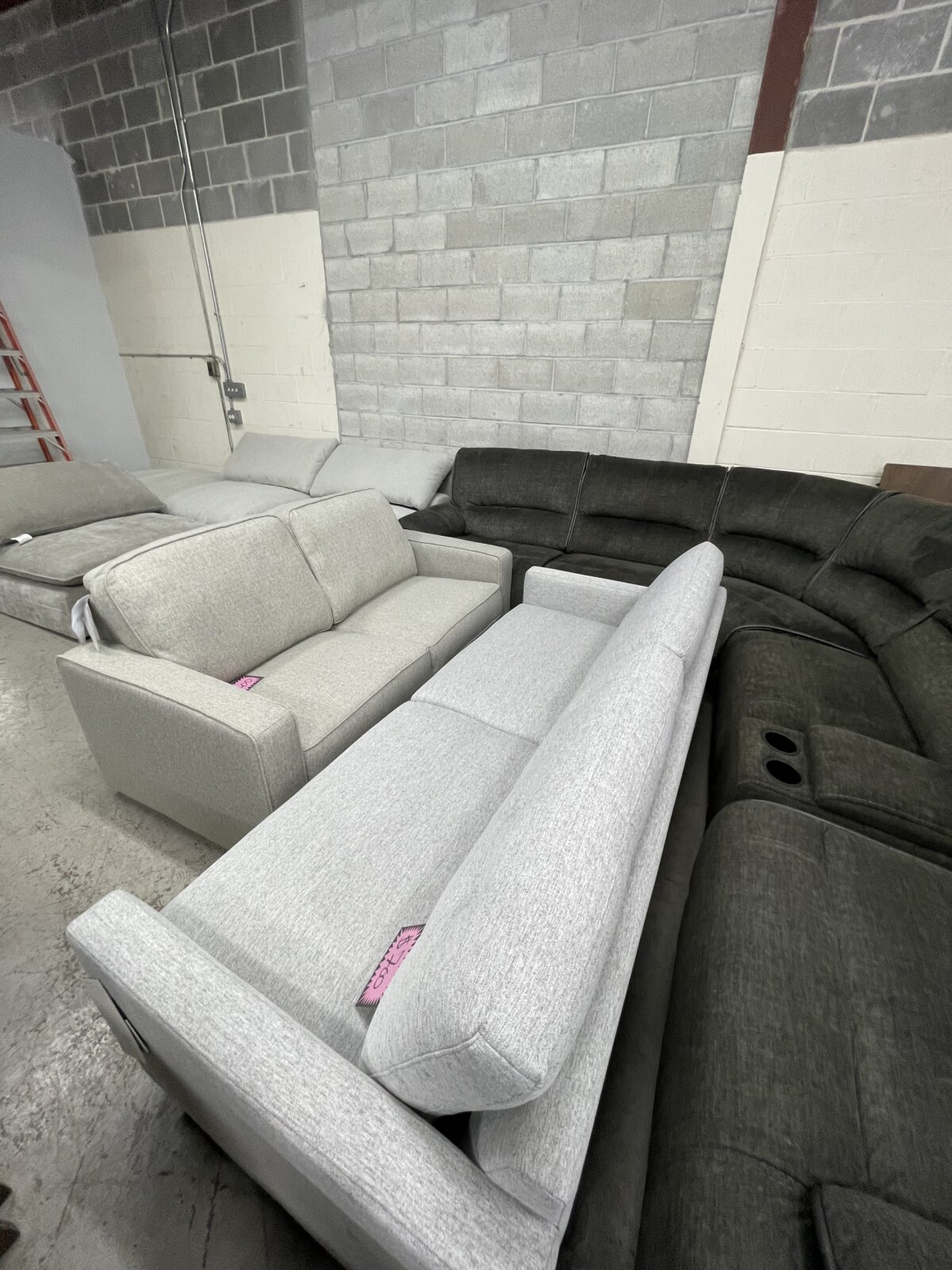 Rosie Fabric Sleeper Sofa With Memory Foam Mattress - Image 4