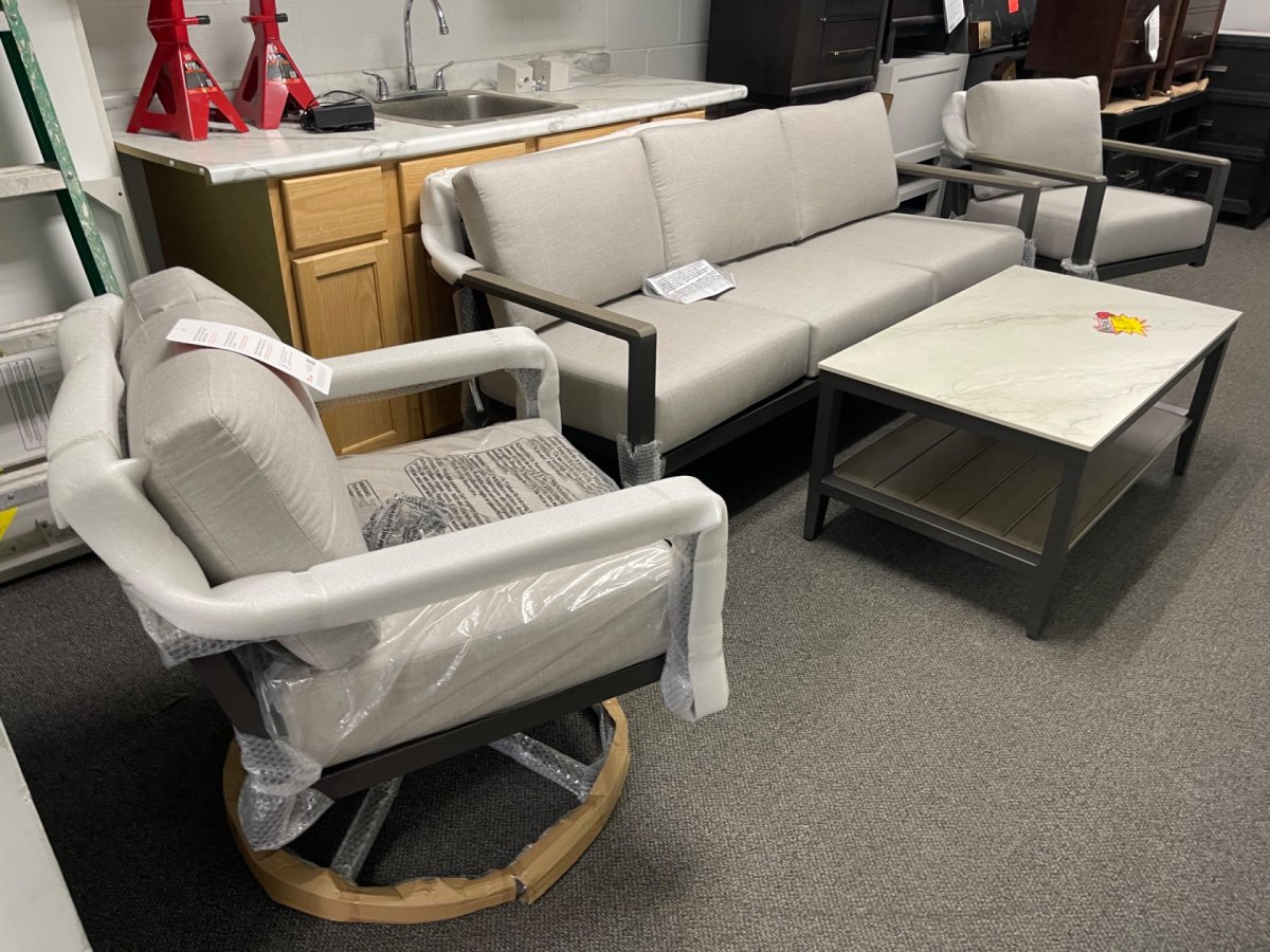 Agio Nicolet 4-piece Outdoor Patio Seating Set - Photo 2