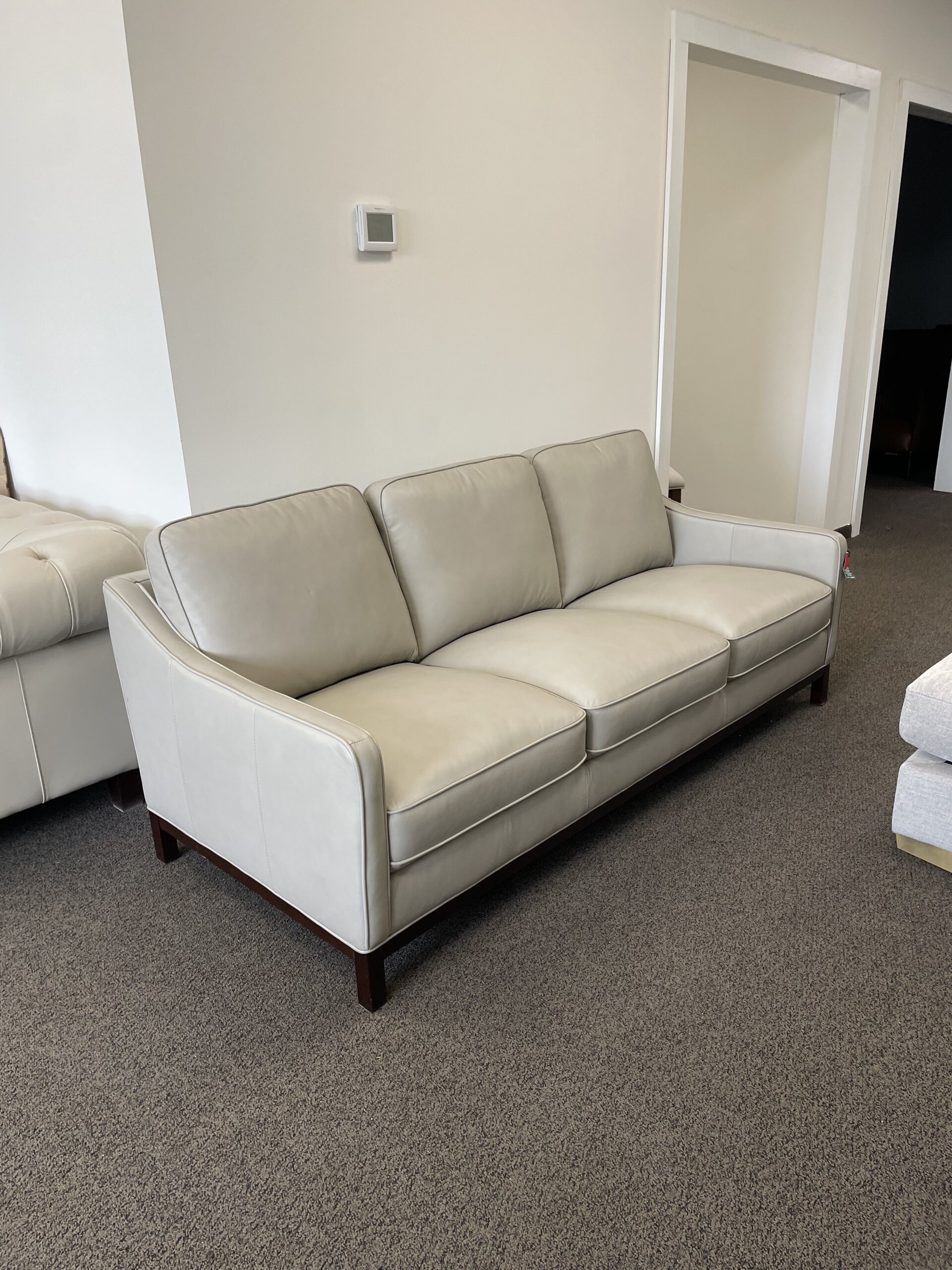 Concise Leather Sofa