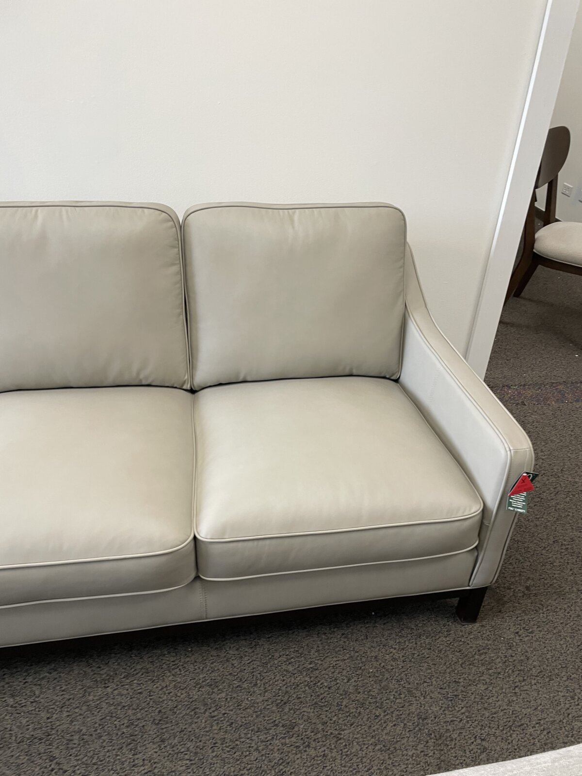 Concise Leather Sofa - Image 5