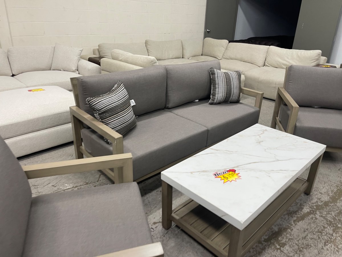 Agio Hollin 4-piece Outdoor Patio Deep Seating Set - Image 3