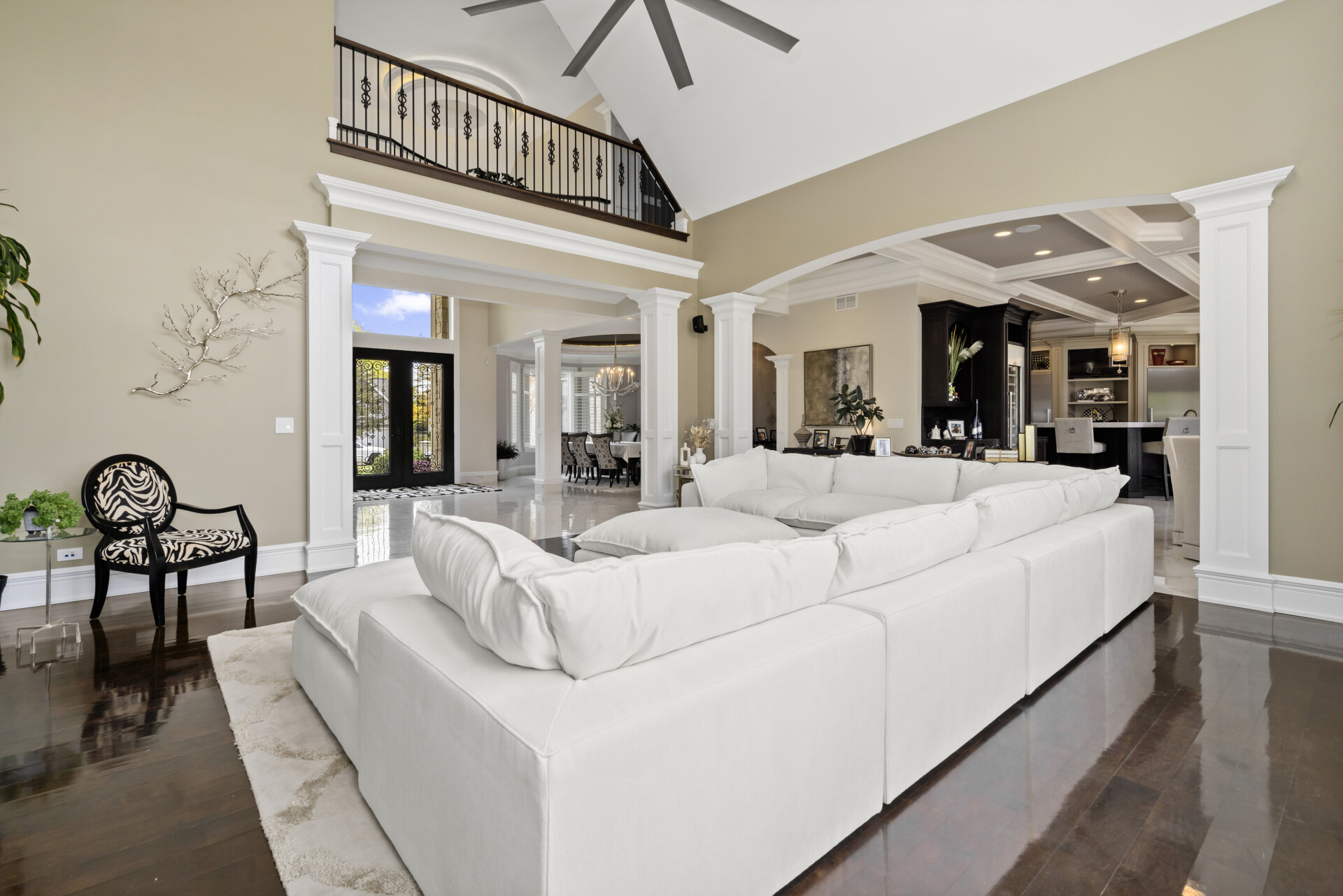 White Modular Cloud Couch Sectional 8 Pieces including Ottoman (Cat-5 Fabric) - Photo 4