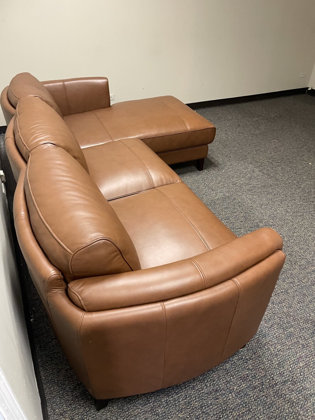 Antilles 2 Piece Leather Sectional - Image 5