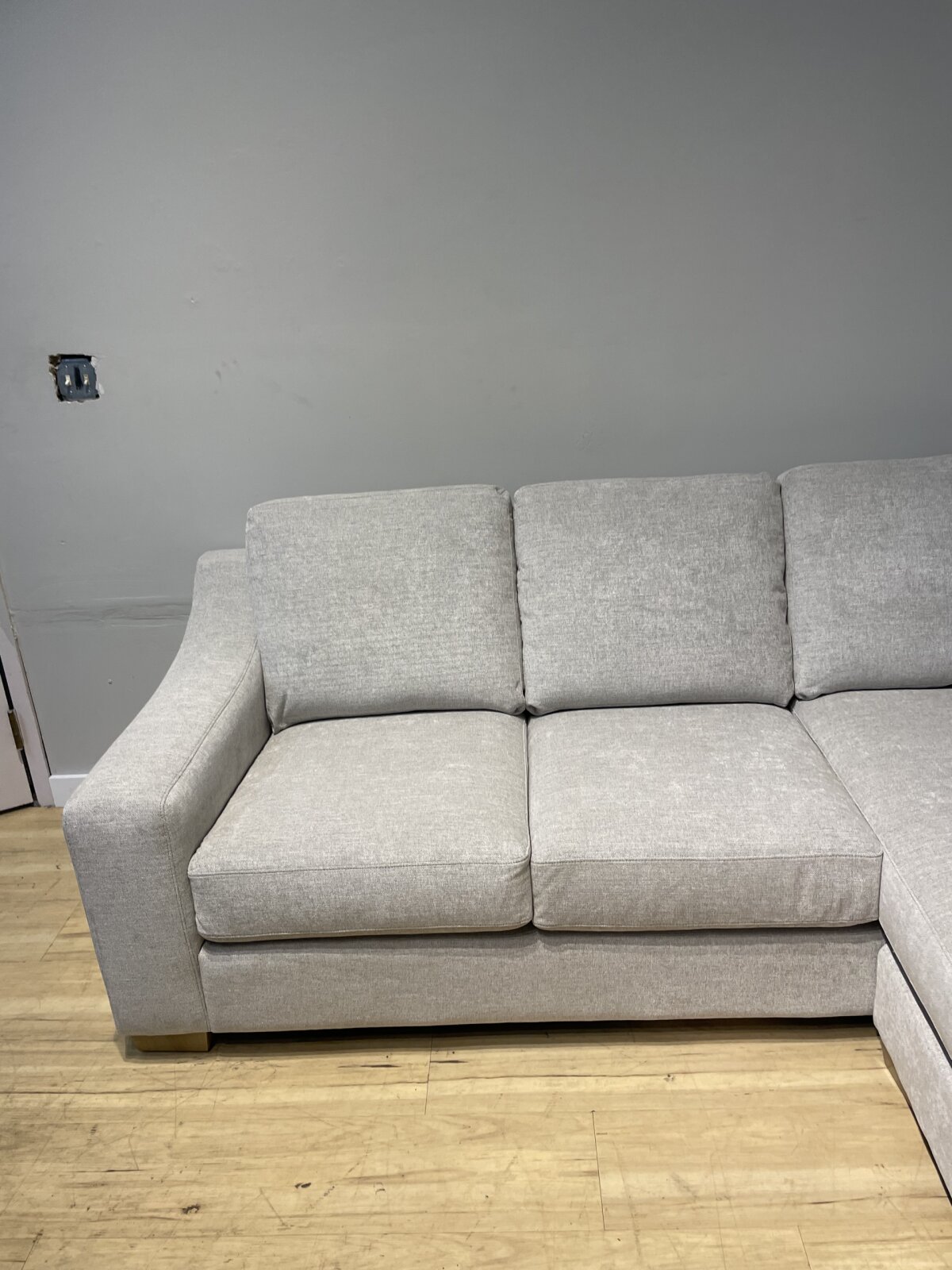 Thomasville Dillard Sofa With Reversible Chaise - Image 2