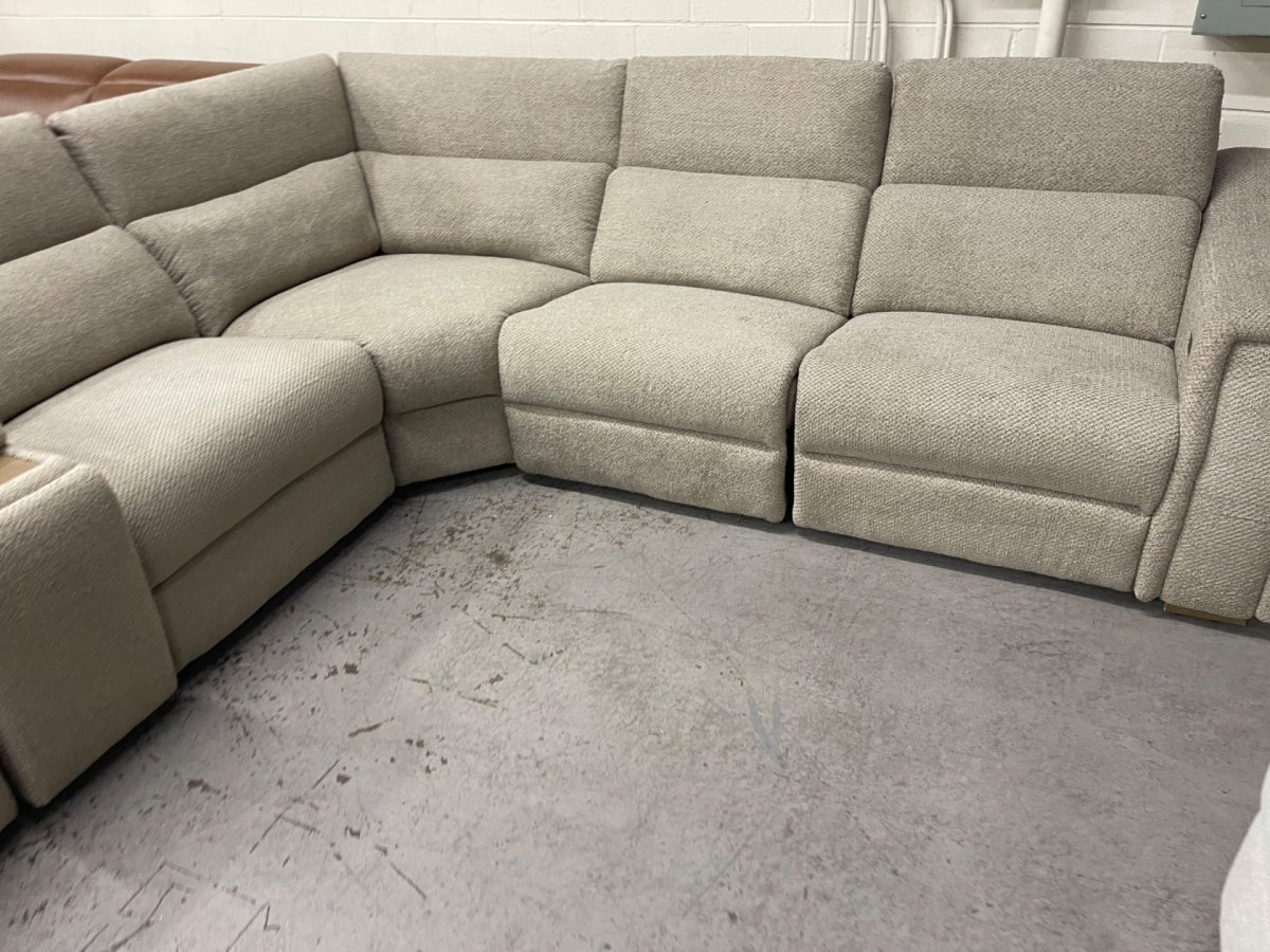 Palisade Fabric Power Reclining Sectional with Power Lift Headrests - Photo 2