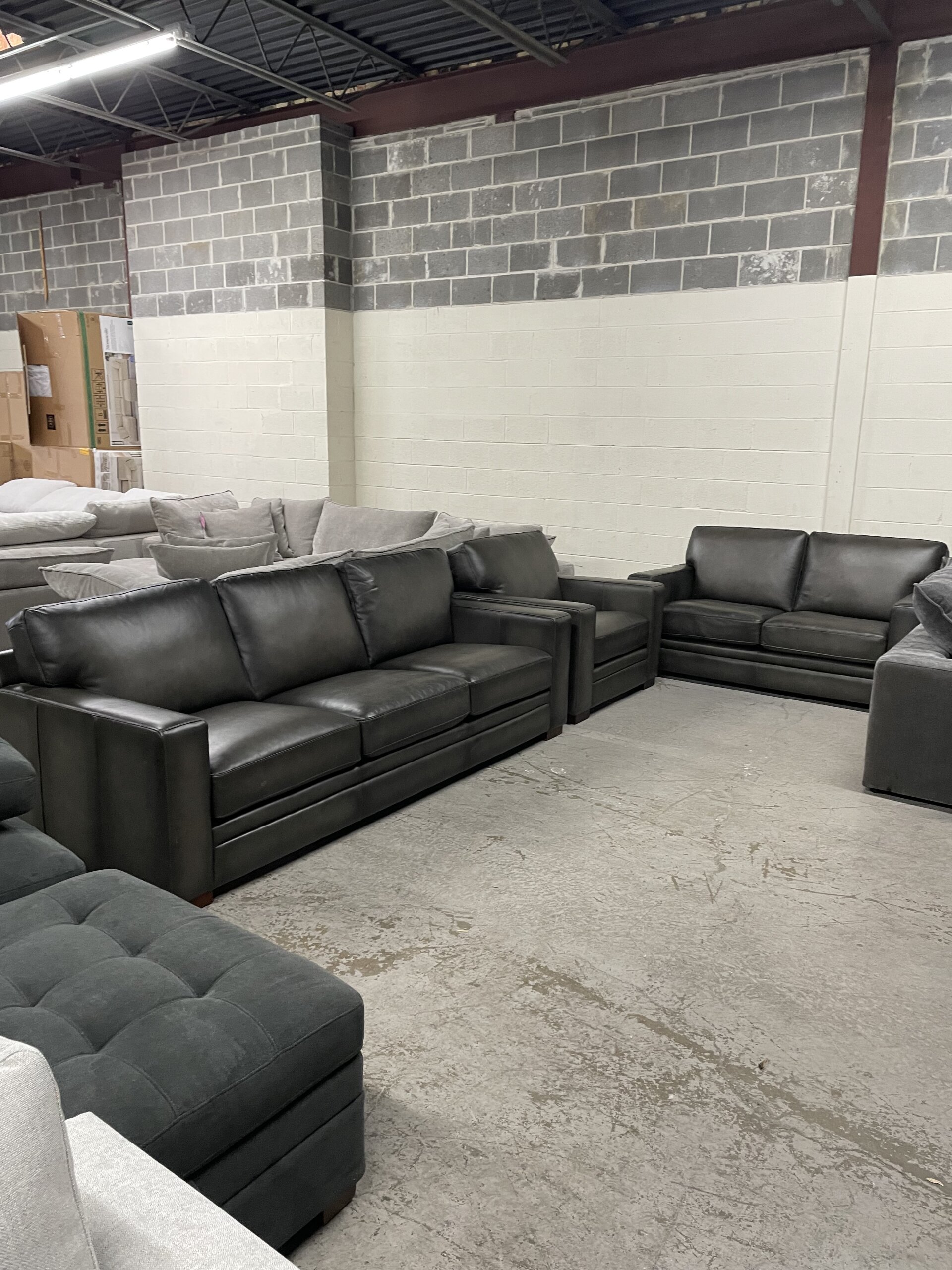 Luca 3-piece Top Grain Leather Set