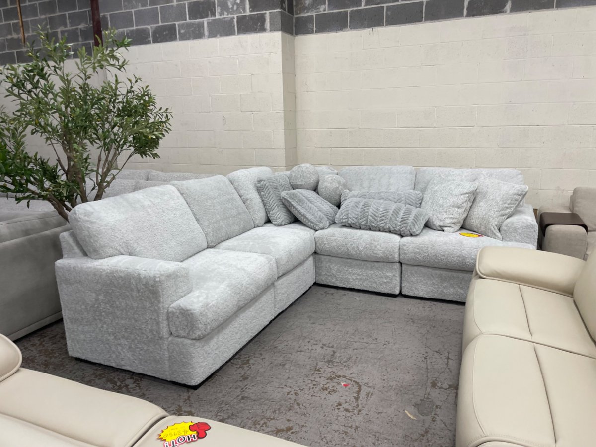 Cuddle Plush Corner Sectional
