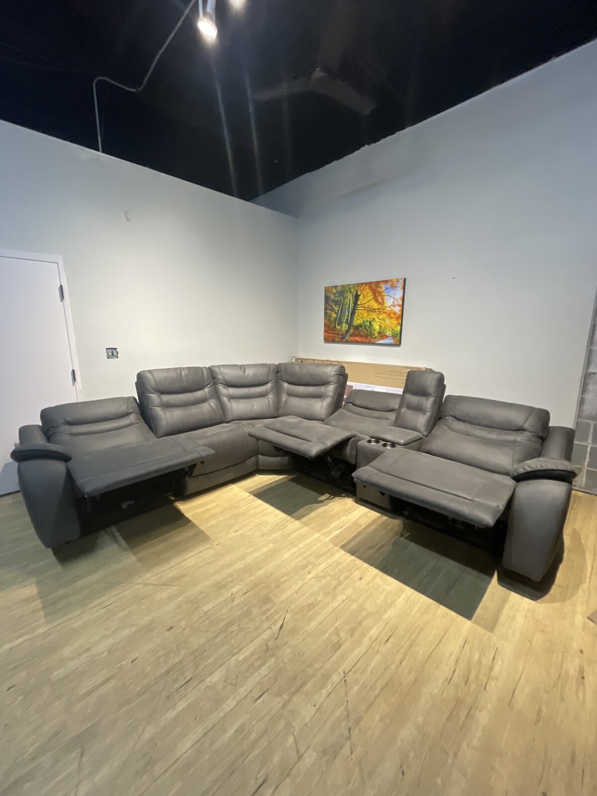 Kelsee Fabric Power Reclining Sectional With Power Headrests - Image 2