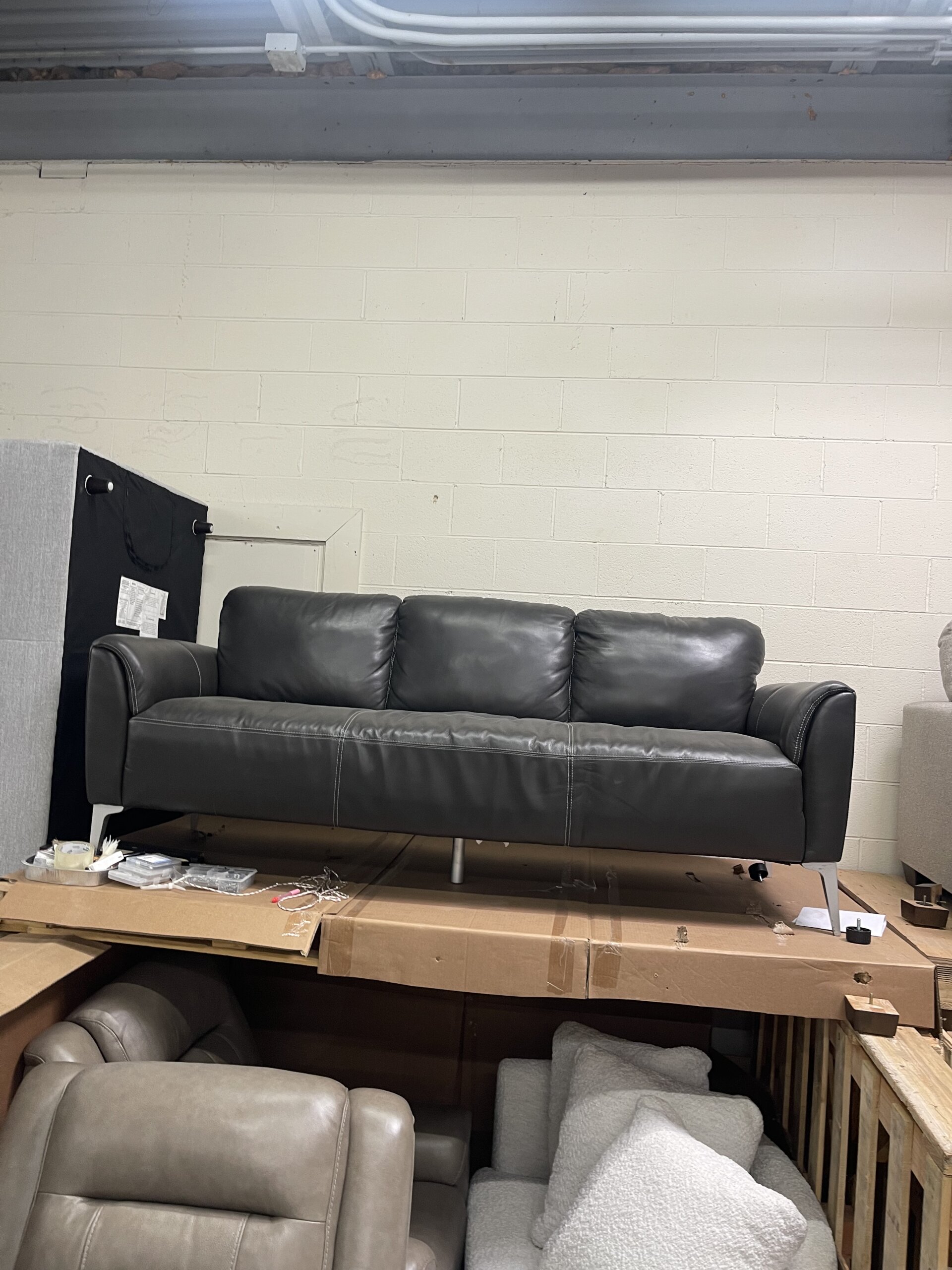 Jordane Top Grain Leather Sofa