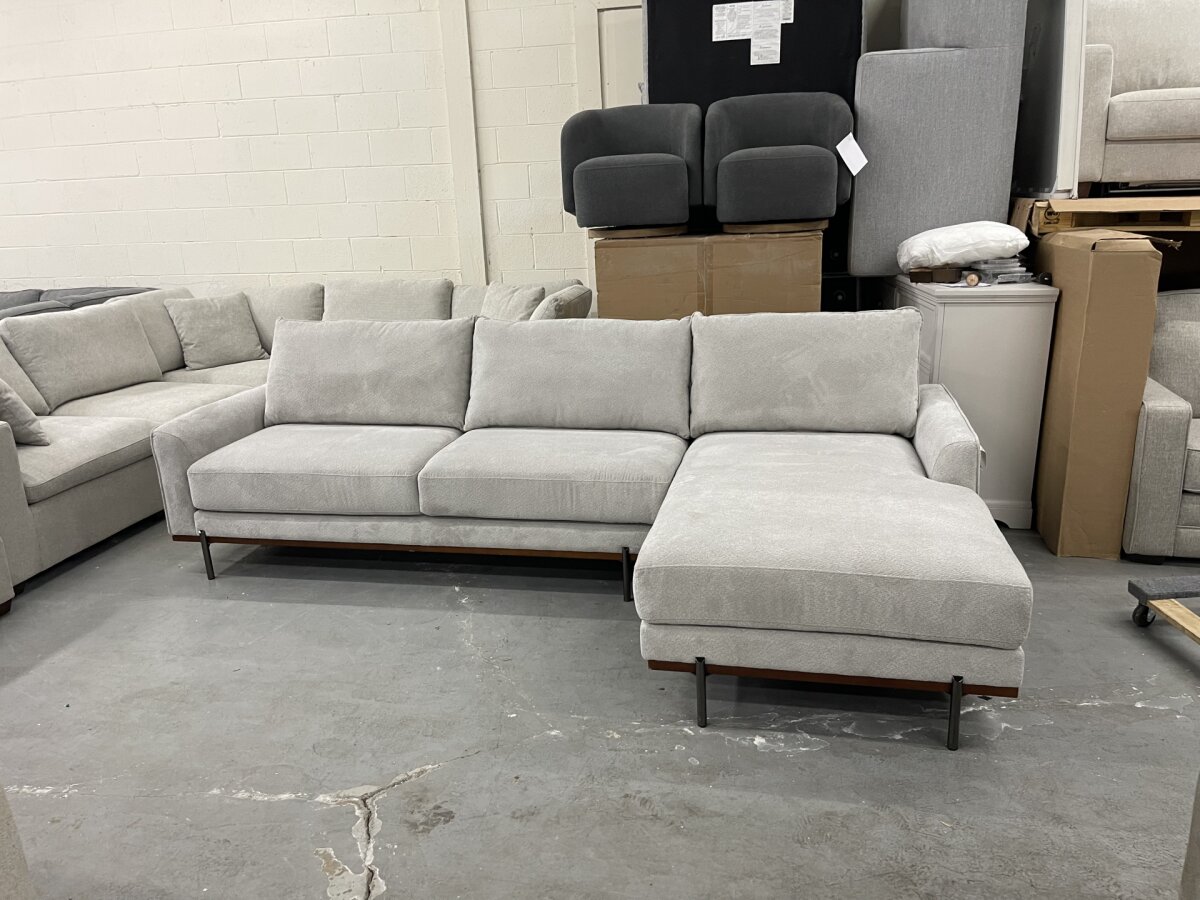 Myla 2-piece Fabric Sofa Chaise