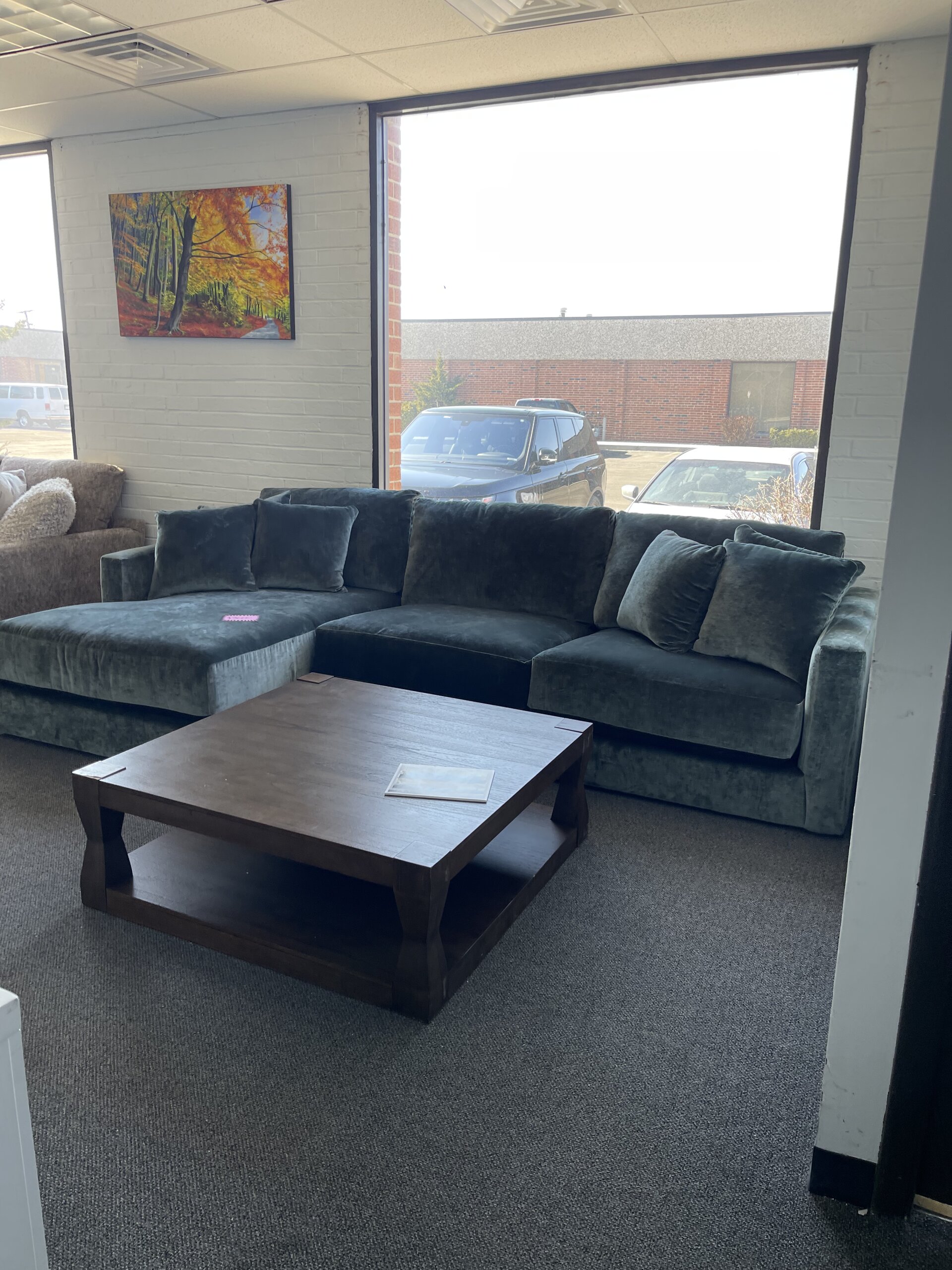 Jackson Remington Left Facing Sectional 3-Pc Green - Photo 9